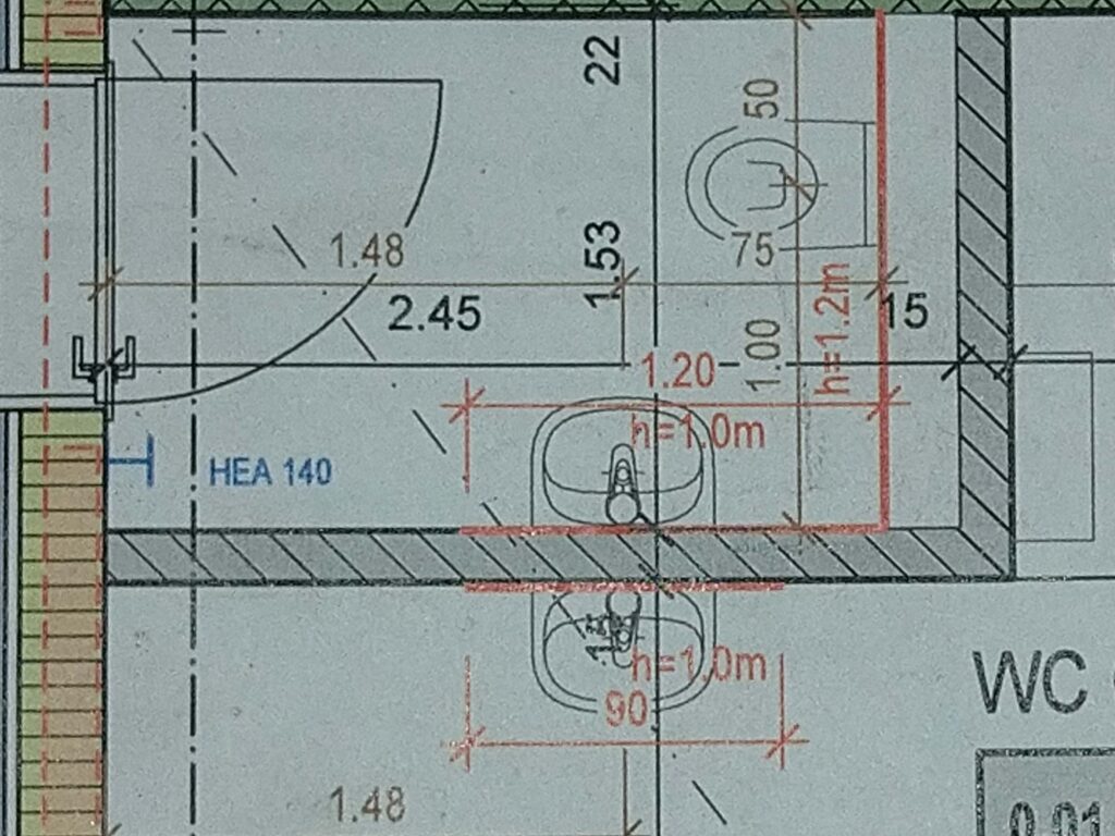 plan-vodoinstalace-kanalizace Plán instalace vodovodního a kanalizačního systému.